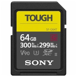 Карта памяти Sony SF-G Tough Series UHS-II SDXC 64 Гб R/W 300/299 МБ/с SF-G64