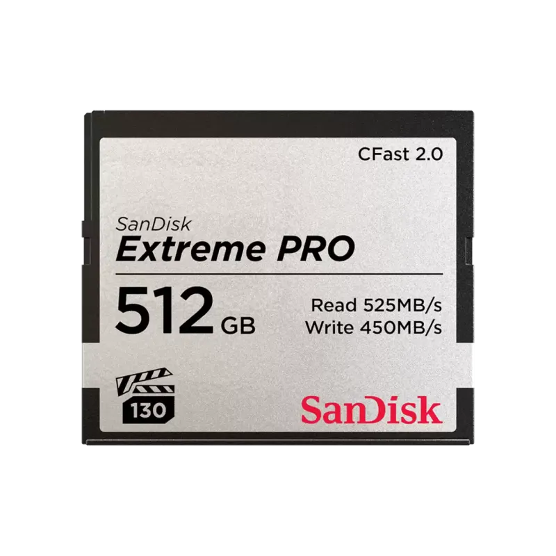Карта памяти SanDisk Extreme PRO CFast 2.0 512 Гб до 525 МБ/с VPG-130 SDCFSP-512G-G46D