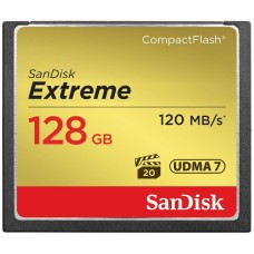Карта памяти SanDisk Extreme CompactFlash UDMA7 128 Гб R/W 120/85 МБ/с SDCFXSB-128G-G46