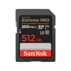 Карта памяти SanDisk Extreme Pro SDXC 512 Гб UHS-I (200R/140W) до 200 МБ/с SDSDXXD-512G-GN4IN