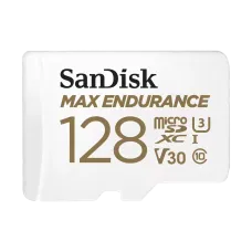 Карта памяти SanDisk Max Endurance microSDXC UHS-I 128 Гб + адаптер SD R/W 100/40 МБ/с SDSQQVR-128G-AN6IA