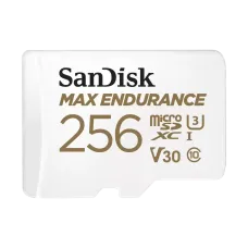 Карта памяти SanDisk Max Endurance microSDXC UHS-I 256 Гб + адаптер SD R/W 100/40 МБ/с SDSQQVR-256G-GN6IA