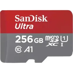 Карта памяти SanDisk Ultra microSDXC 256 Гб UHS-I Class 10 до 150 МБ/с SDSQUAC-256G-GN6MN