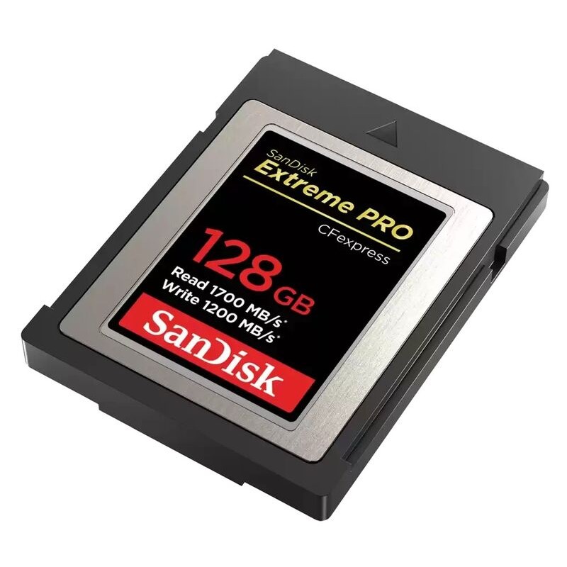Карта памяти SanDisk Extreme Pro CFexpress Type 128 Гб R/W 1700/1200 МБ/с SDCFE-128G