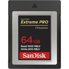 Карта памяти SanDisk Extreme Pro CFexpress Type B 64 Гб R/W 1500/800 МБ/с SDCFE-064G