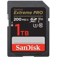 Карта памяти SanDisk Extreme Pro SDXC UHS-I V30 1 Гб R/W 200/140 МБ/с SDSDXXD-1T00-GN4IN