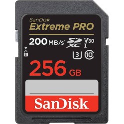 Карта памяти SanDisk Extreme Pro SDXC UHS-I V30 A2 256 Гб R/W 200/140 МБ/с SDSDXXD-256G-GN4IN