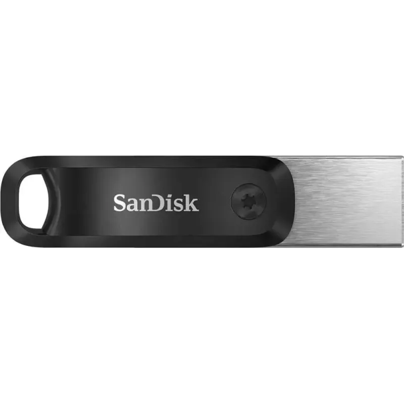 Флешка SanDisk iXpand GO 64ГБ Silver/Black