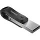 Флешка SanDisk iXpand GO 64ГБ Silver/Black