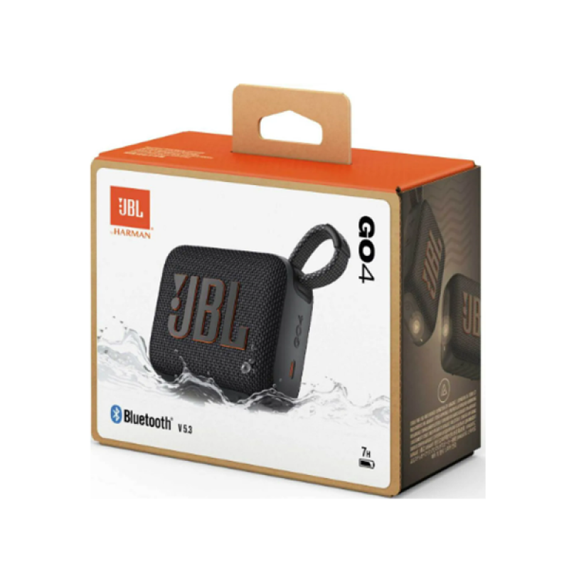 Портативная акустика JBL Go 4, Black, черный
