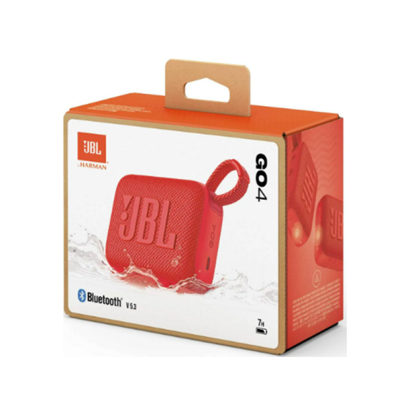 Портативная акустика JBL Go 4, Red, красный