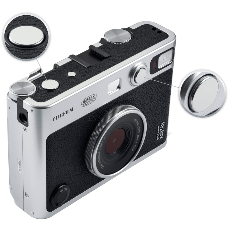 Фотоаппарат моментальной печати Fujifilm Instax Mini Evo, Black, черный