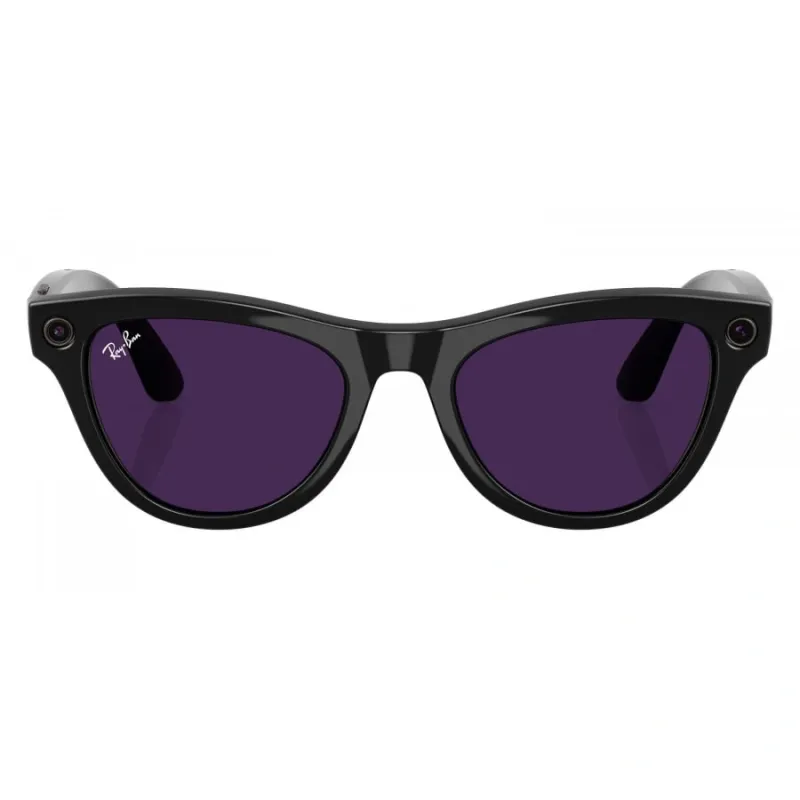 Умные очки Ray-Ban Meta Skyler (150-52), Black/AmethystTransitions, глянцевый черный/аметистовые фотохромные