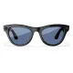 Умные очки Ray-Ban Meta Skyler (150-52), Shiny Black Cerulean Blue, глянцевый черный/лазурно-синий