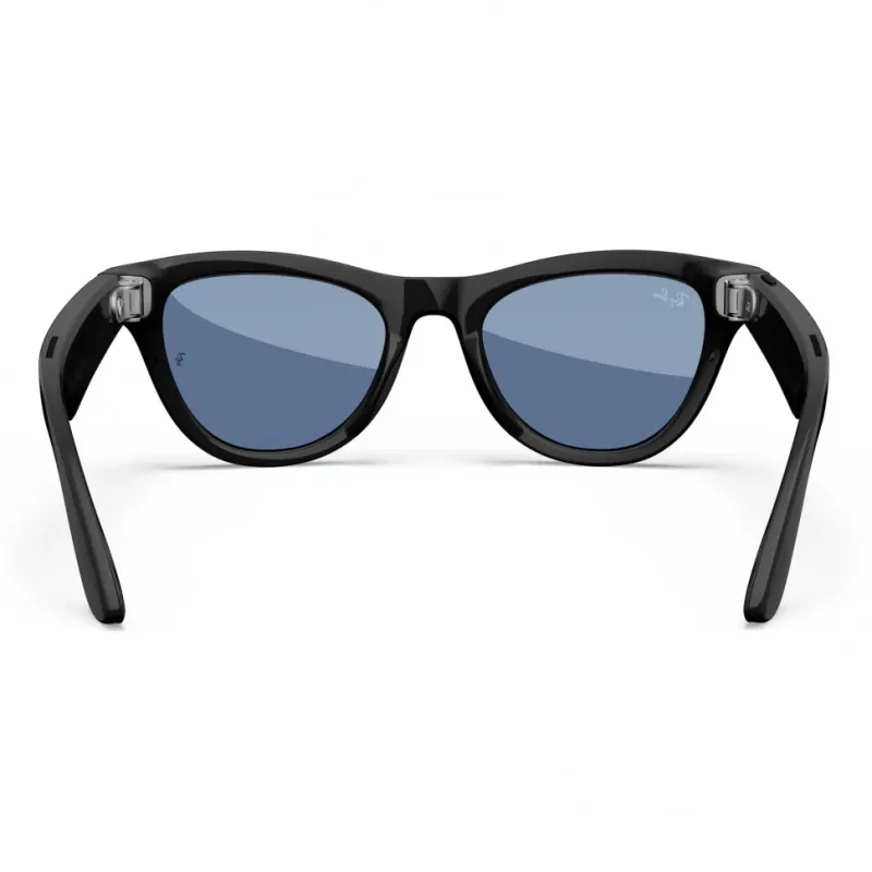 Умные очки Ray-Ban Meta Skyler (150-52), Shiny Black Cerulean Blue, глянцевый черный/лазурно-синий