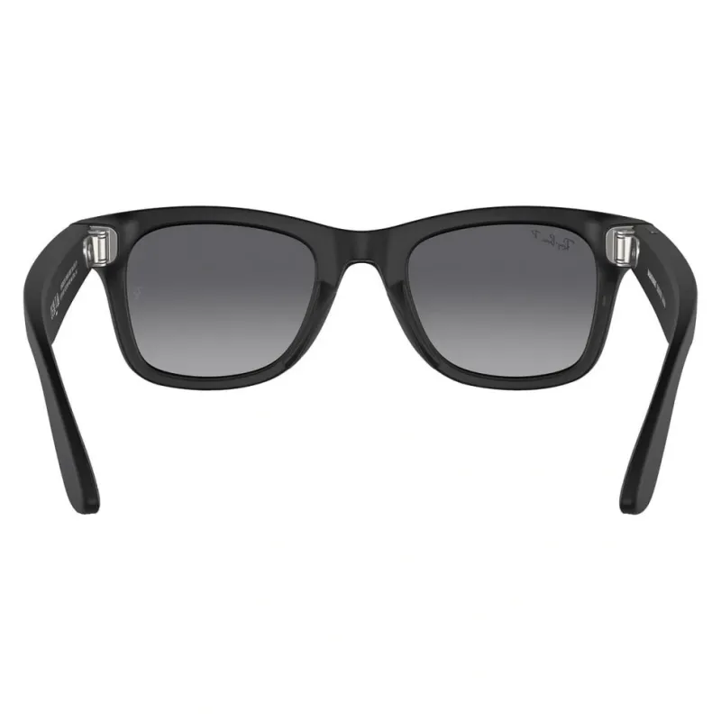 Умные очки Ray-Ban Wayfarer (150-50), Matte Black/Polar Gradient Graphite, матовый черный/графитовые градиентные поляризованные