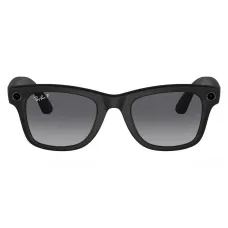 Умные очки Ray-Ban Wayfarer (RW4008), Matte Black/Polarized Graphite Gradient, матовый черный/поляризованные графитовые градиентные