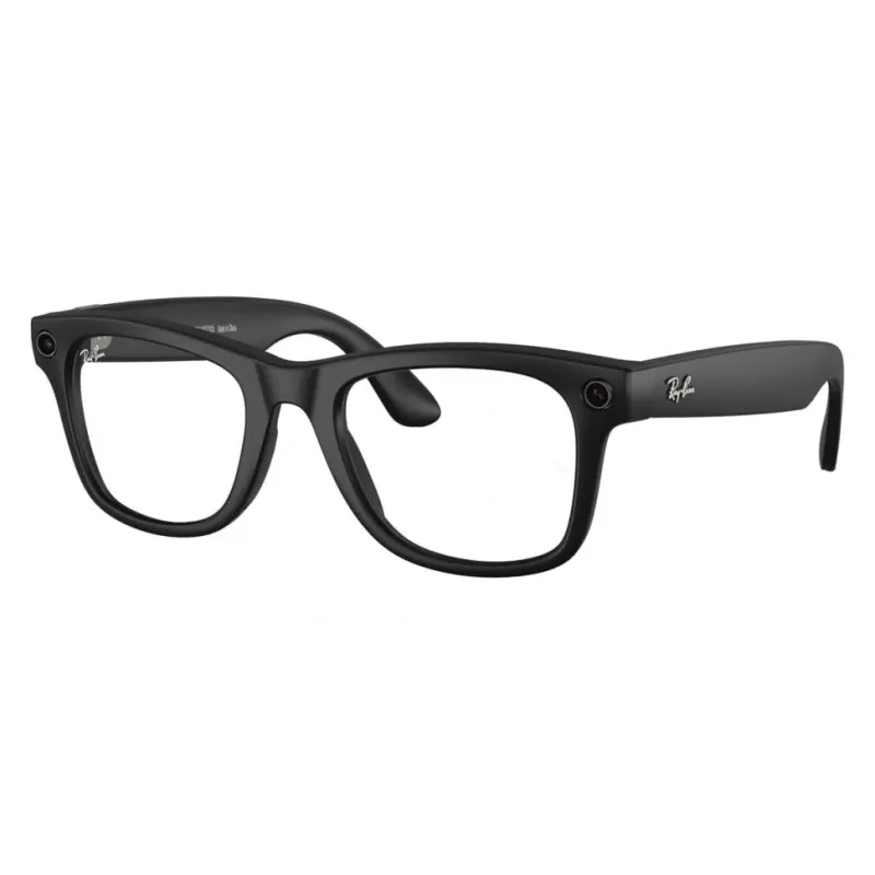 Умные очки Ray-Ban Wayfarer (150-50), Matte Black/Transitions Graphite Green, матовый черный/графитово-зеленые фотохромные