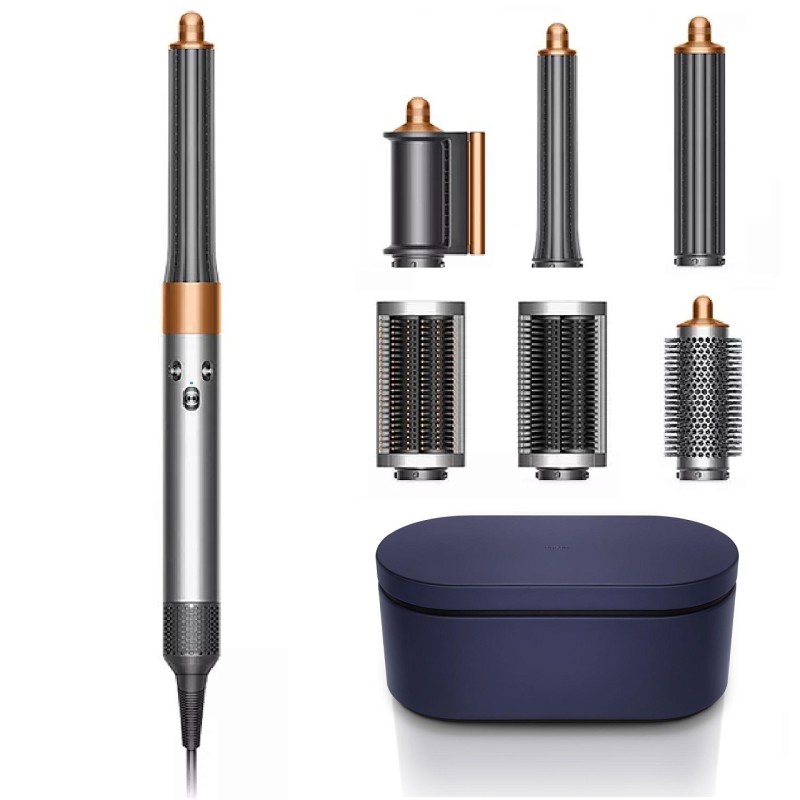 Стайлер Dyson Airwrap HS05 Complete Long, Nickel / Rich Copper, Никель/Насыщенная медь с кейсом