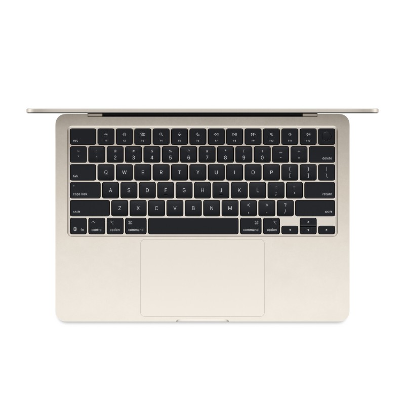 Ноутбук Apple MacBook Air 13 M4, MW0Y3, 16GB, 256GB, 10-CPU, 8-GPU, Starlight (Сияющая звезда)