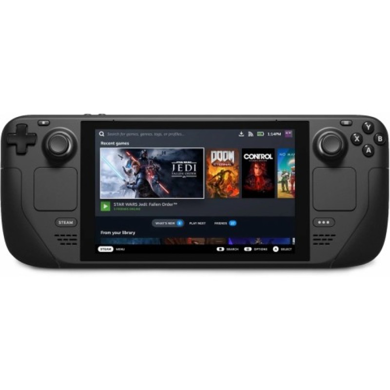 Игровая приставка Valve Steam Deck LCD, 1 Тб, черный