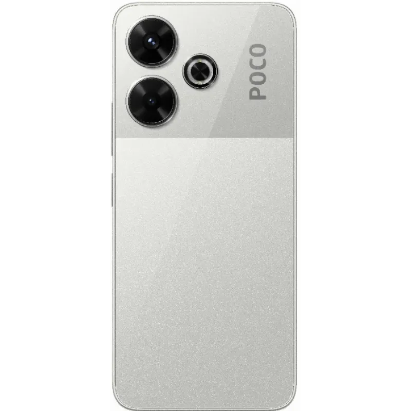 Смартфон Xiaomi Poco M6 4G, 8/256 Гб, серебристый