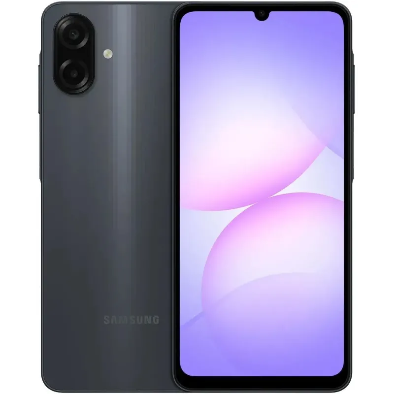 Смартфон Samsung Galaxy A07, 6/128 Гб, Black, черный