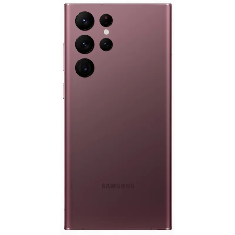 Смартфон Samsung Galaxy S22 Ultra, 12/256 GB, Dual: nano SIM + eSIM, бордовый