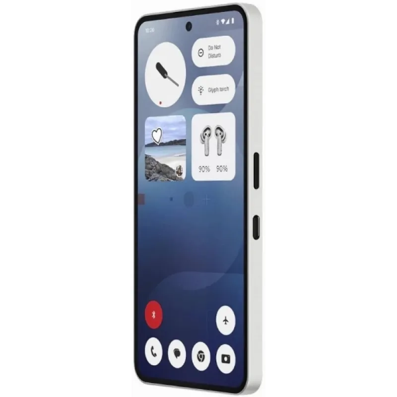 Смартфон Nothing Phone (3a), 12/256 Гб, белый