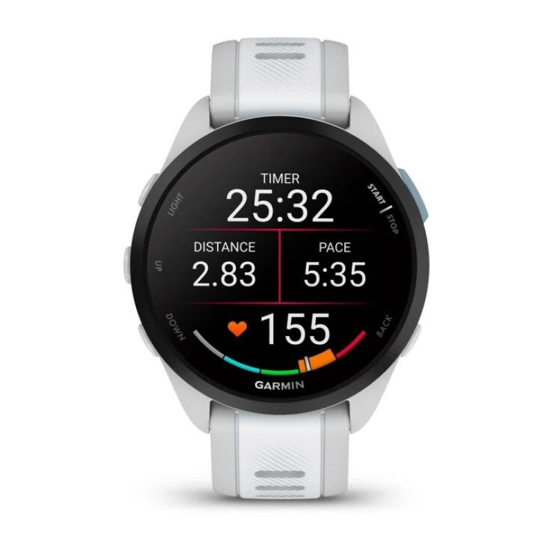 Умные часы Garmin Forerunner 165, Music, белый