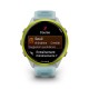 Смарт-часы Garmin Forerunner 570, 47 мм, Bluetooth, Yellow with Translucent Whitestone Turquoise, Желтый с бирюзовым