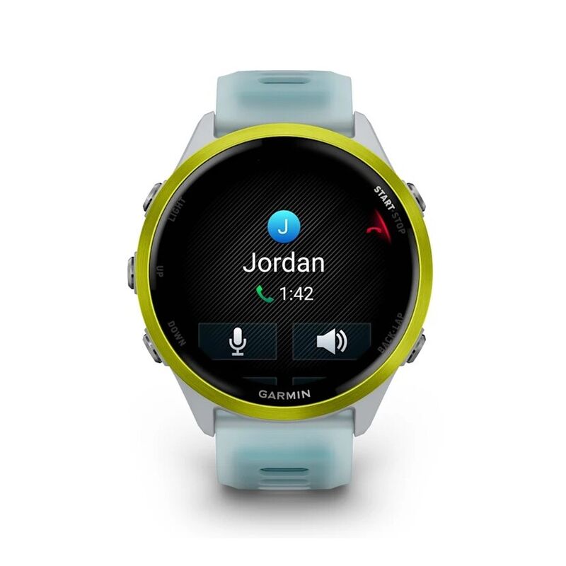 Смарт-часы Garmin Forerunner 570, 47 мм, Bluetooth, Yellow with Translucent Whitestone Turquoise, Желтый с бирюзовым