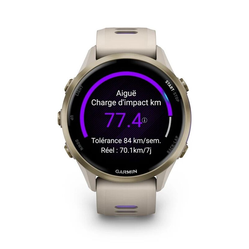 Смарт-часы Garmin Forerunner 970, 47 мм, Bluetooth, Soft Gold Violet, золотисто-фиолетовый