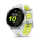 Смарт-часы Garmin Forerunner 970, 47 мм, Bluetooth, Titanium Whitestone/Yellow, титановый белый с желтым