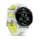 Смарт-часы Garmin Forerunner 970, 47 мм, Bluetooth, Titanium Whitestone/Yellow, титановый белый с желтым