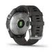 Смарт-часы Garmin Fenix 7, 47 мм, Bluetooth, Silver With Graphite Band, Серебристый с графитовым браслетом