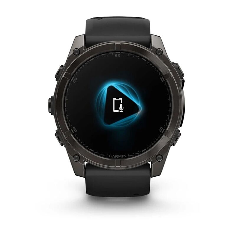 Смарт-часы Garmin Fenix 8, 51 мм, Bluetooth, Amoled Sapphire Titanium Carbon Gray, титановый угольно-серый