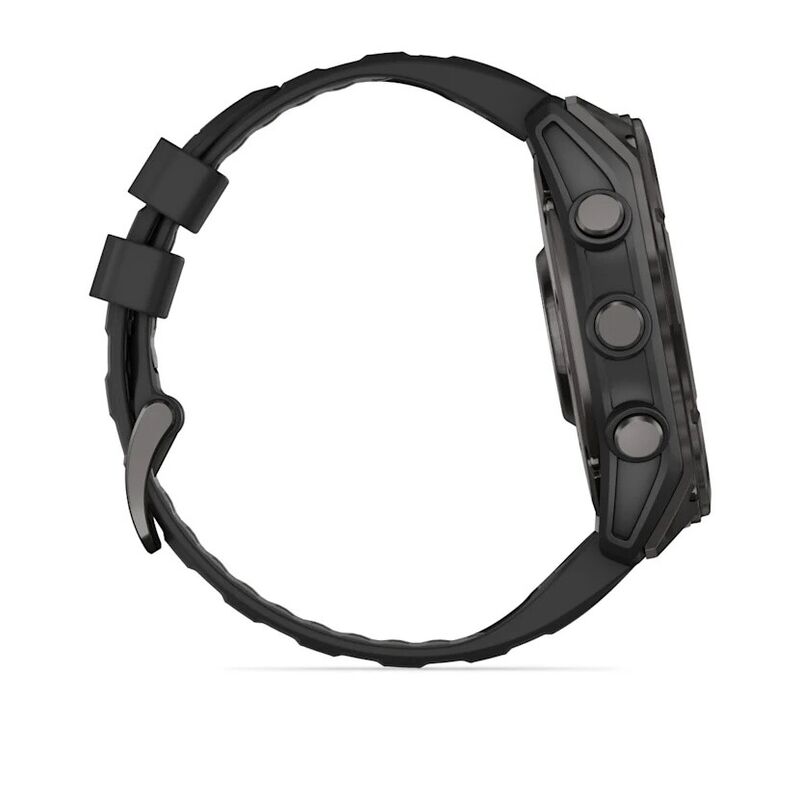Смарт-часы Garmin Fenix 8, 51 мм, Bluetooth, Amoled Sapphire Titanium Carbon Gray, титановый угольно-серый