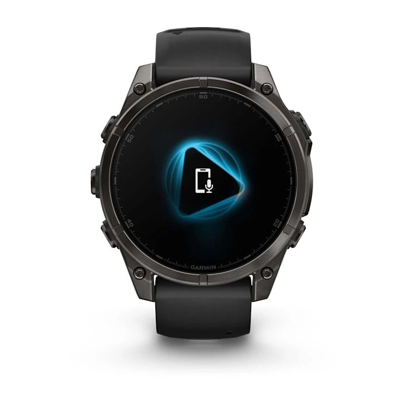 Смарт-часы Garmin Fenix 8, 47 мм, Bluetooth, Amoled Sapphire Titanium Carbon Gray, титановый угольно-серый