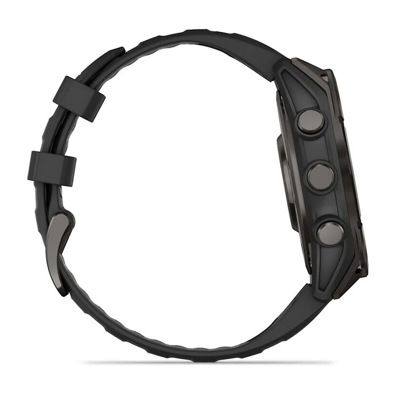 Смарт-часы Garmin Fenix 8, 47 мм, Bluetooth, Amoled Sapphire Titanium Carbon Gray, титановый угольно-серый