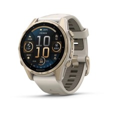 Смарт-часы Garmin Fenix 8, 43 мм, Bluetooth, Amoled Sapphire Soft Gold, золотистый