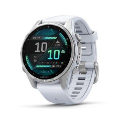 Смарт-часы Garmin Fenix 8, 43 мм, Bluetooth, Amoled Silver, серебристый