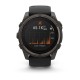 Смарт-часы Garmin Fenix 8, 51 мм, Bluetooth, Solar Sapphire Titanium Carbon Gray, титановый угольно-серый с солнечной зарядкой