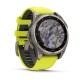 Смарт-часы Garmin Fenix 8, 47 мм, Bluetooth, Solar Sapphire Titanium Yellow, титановый серый с желтым
