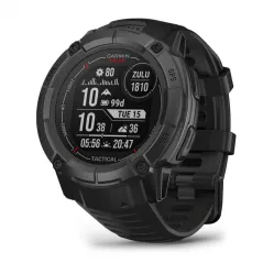 Смарт-часы Garmin Instinct 2X Solar Tactical Edition, 50 мм, Bluetooth, Tactical Black, Тактический черный
