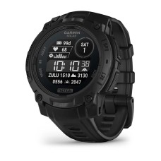 Смарт-часы Garmin Instinct 3 Solar Tactical Edition, 45 мм, Bluetooth, Black with Black Band, Черный
