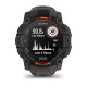 Смарт-часы Garmin Instinct 3 Solar, 50 мм, Bluetooth, Black with Charcoal Band, Черный с угольным ремешком