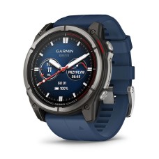 Смарт-часы Garmin QUATIX 8, 51 мм, Bluetooth, Titanium/Captain Blue, Титан/капитанский синий