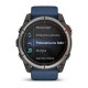 Смарт-часы Garmin QUATIX 8, 51 мм, Bluetooth, Titanium/Captain Blue, Титан/капитанский синий