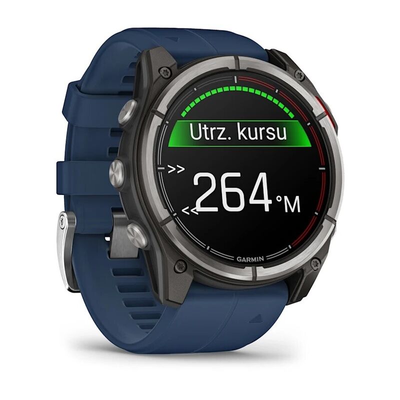 Смарт-часы Garmin QUATIX 8, 51 мм, Bluetooth, Titanium/Captain Blue, Титан/капитанский синий